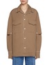 Main View - Click To Enlarge - SETCHU - Detachable Sleeve Work Shirt