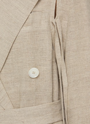  - SETCHU - Geisha Double Breasted Linen Jacket