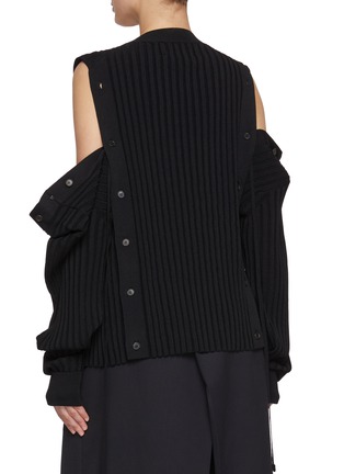 Back View - Click To Enlarge - SETCHU - Buttoned Sweater