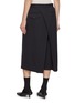 Back View - Click To Enlarge - SETCHU - Pleated Wrap Back Wool Culottes