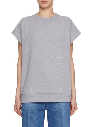 Main View - Click To Enlarge - SETCHU - Cropped Cotton Sweatshirt