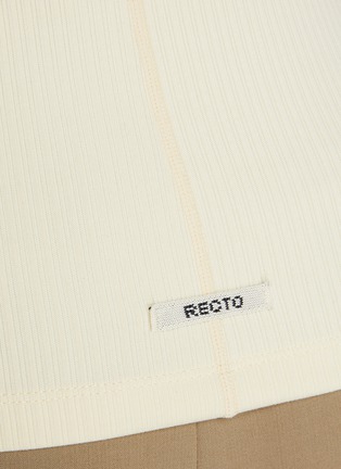  - RECTO - Logo Jacquard Ribbed Tank Top