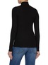 Back View - Click To Enlarge - BRUNELLO CUCINELLI - Half Zip Sequin Rib Knit Top