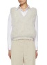 Main View - Click To Enlarge - BRUNELLO CUCINELLI - V-Neck Cashmere Fur Vest