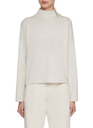 Main View - Click To Enlarge - BRUNELLO CUCINELLI - Monili Collar Cashmere Sweater