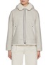 Main View - Click To Enlarge - BRUNELLO CUCINELLI - Hooded Flannel Wool Puffer Jacket