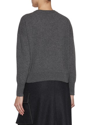 Back View - Click To Enlarge - BRUNELLO CUCINELLI - Sequin Front Knit Sweater