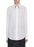 Main View - Click To Enlarge - BRUNELLO CUCINELLI - Monili Collar Silk Shirt