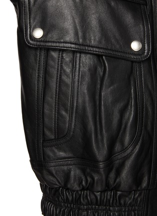  - DUNST - Unisex Oversized Leather Blouson Jacket