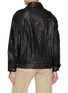 Back View - Click To Enlarge - DUNST - Unisex Oversized Leather Blouson Jacket