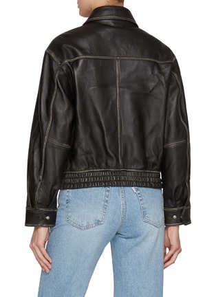 Back View - Click To Enlarge - DUNST - Unisex Leather Blouson Jacket