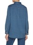 Back View - Click To Enlarge - DUNST - Unisex Boyfriend Dark Wash Denim Shirt