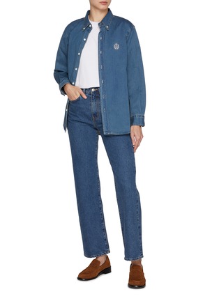 Figure View - Click To Enlarge - DUNST - Essential Straight Leg Jeans