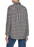 Back View - Click To Enlarge - DUNST - Unisex Check Cotton Flannel Shirt