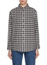 Main View - Click To Enlarge - DUNST - Unisex Check Cotton Flannel Shirt