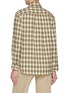 Back View - Click To Enlarge - DUNST - Unisex Check Cotton Flannel Shirt