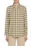 Main View - Click To Enlarge - DUNST - Unisex Check Cotton Flannel Shirt