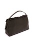 Detail View - Click To Enlarge - TOTEME - T-lock Shearling Leather Clutch Bag