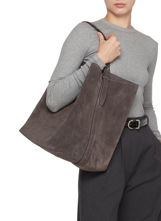 Figure View - Click To Enlarge - TOTEME - Large Belted Tote Bag