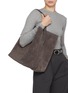 Figure View - Click To Enlarge - TOTEME - Large Belted Tote Bag