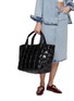 Figure View - Click To Enlarge - VEE COLLECTIVE - Medium Porter Quilted Tote Bag