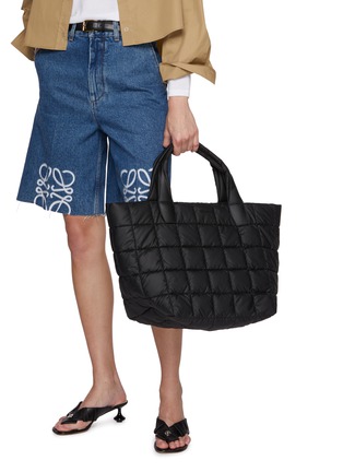 Figure View - Click To Enlarge - VEE COLLECTIVE - Medium Porter Quilted Tote Bag