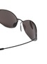 Detail View - Click To Enlarge - BALENCIAGA - Titanium Cat Eye Sunglasses