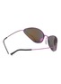 Figure View - Click To Enlarge - BALENCIAGA - Titanium Cat Eye Sunglasses