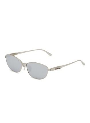 Main View - Click To Enlarge - BALENCIAGA - Metal Rectangular Sunglasses