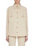 Main View - Click To Enlarge - BLAZÉ MILANO - Nariida Berber Light Wash Denim Shirt