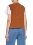 Back View - Click To Enlarge - BLAZÉ MILANO - Viva Gliss Suede Gilet