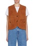 Main View - Click To Enlarge - BLAZÉ MILANO - Viva Gliss Suede Gilet