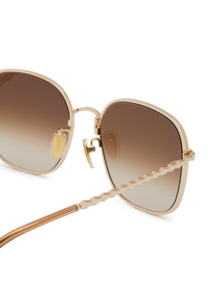 Detail View - Click To Enlarge - CHLOÉ - Metal Square Sunglasses