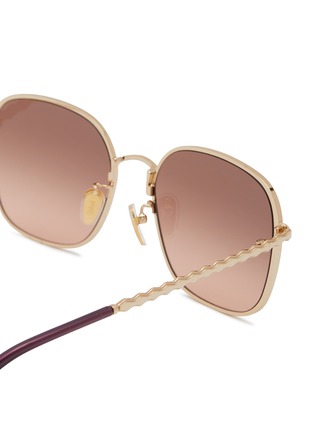 Detail View - Click To Enlarge - CHLOÉ - Metal Square Sunglasses