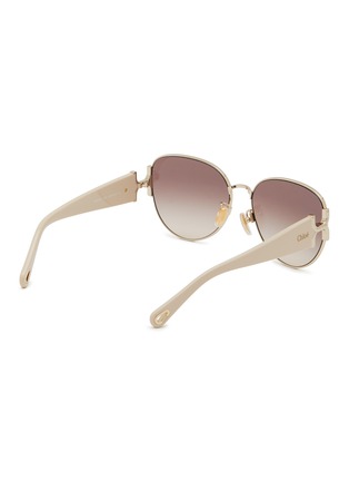 Figure View - Click To Enlarge - CHLOÉ - Marcie Metal Round Sunglasses