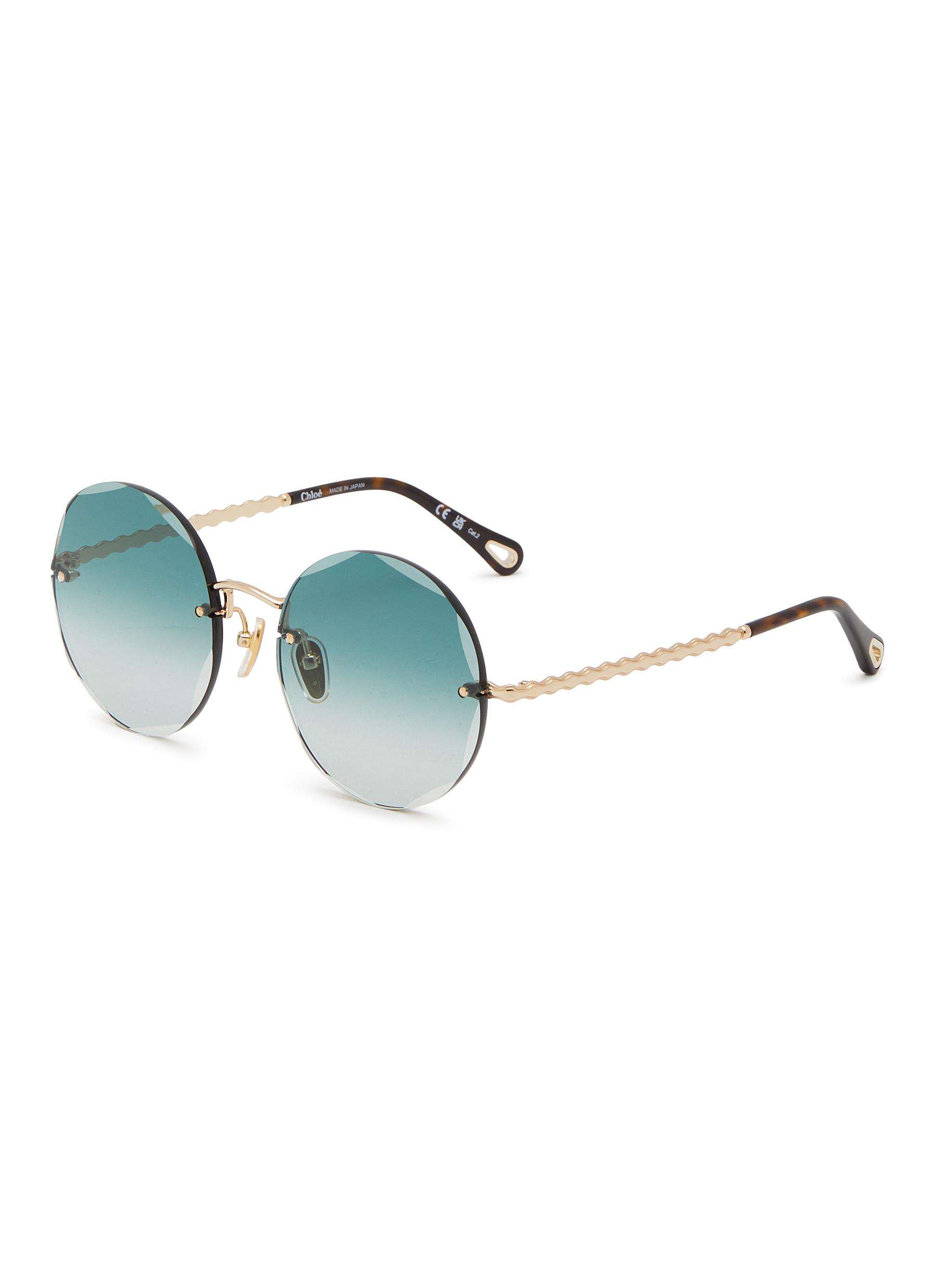 CHLOE Metal Round Sunglasses Women Lane Crawford