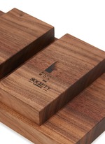 SOCIETY LIMONTA | Small Treit Uno Walnut Wood Tray | Lane Crawford
