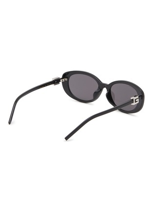 Figure View - Click To Enlarge - GUCCI - Acetate Oval Sunglasses