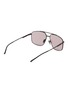 Figure View - Click To Enlarge - GUCCI - Metal Aviator Sunglasses