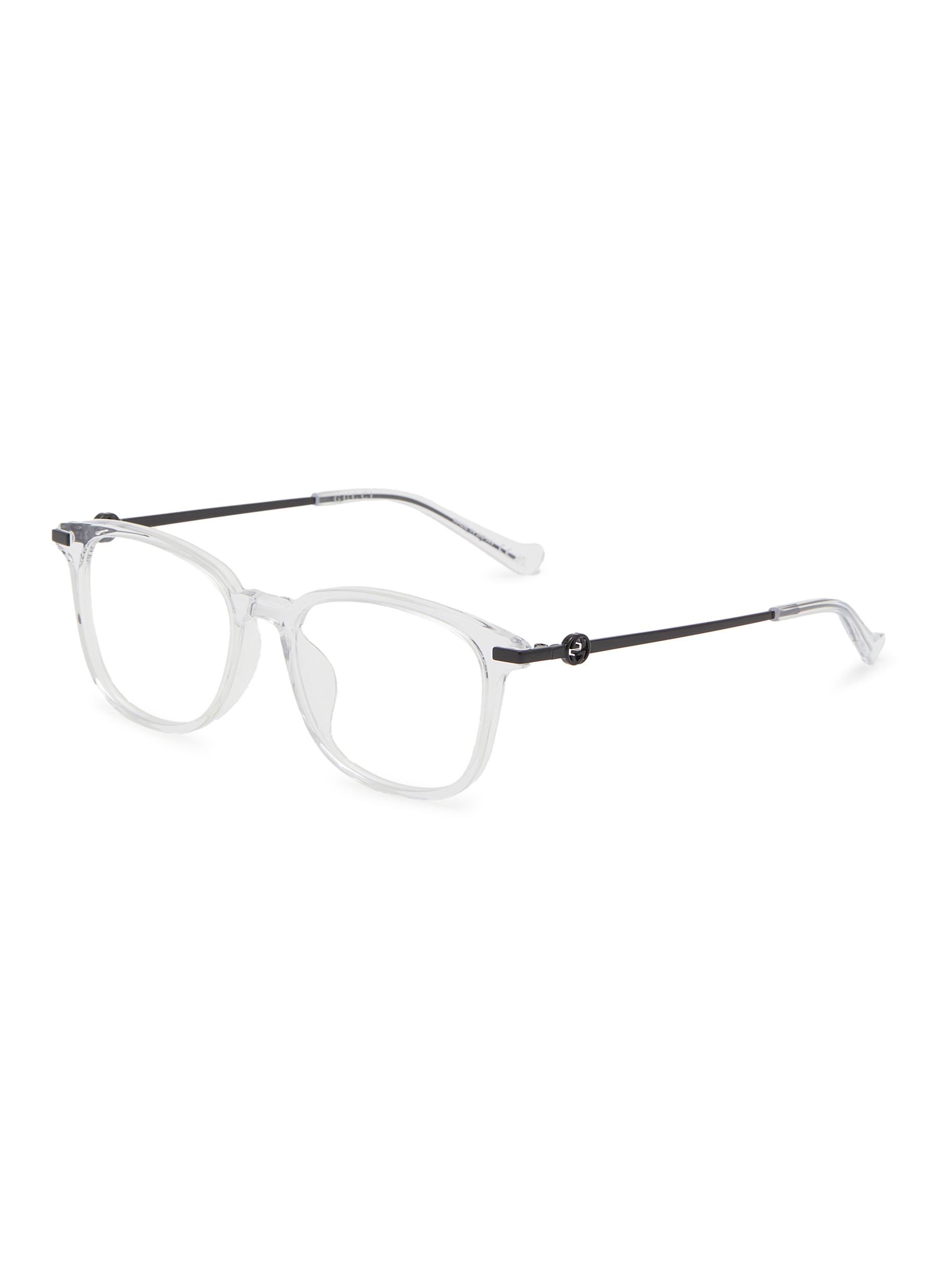 GUCCI | Acetate Round Optical Glasses | Women | Lane Crawford