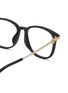 Detail View - Click To Enlarge - GUCCI - Recycled Acetate Round Optical Glasses