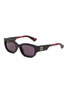 Main View - Click To Enlarge - GUCCI - Recycled Acetate Oval Sunglasses