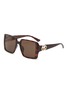 Main View - Click To Enlarge - GUCCI - Acetate Square Sunglasses