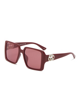 Main View - Click To Enlarge - GUCCI - Acetate Square Sunglasses