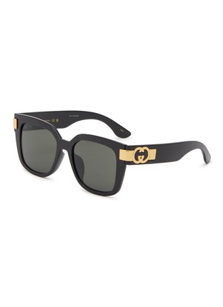 Main View - Click To Enlarge - GUCCI - Acetate Square Sunglasses