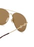 Detail View - Click To Enlarge - GUCCI - Metal Aviator Sunglasses