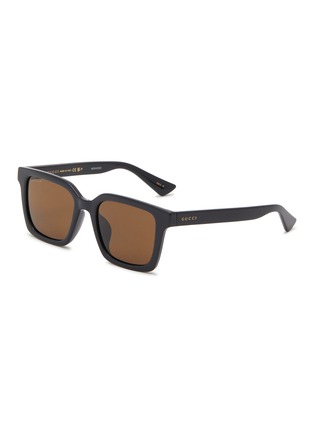 Main View - Click To Enlarge - GUCCI - Acetate Square Sunglasses