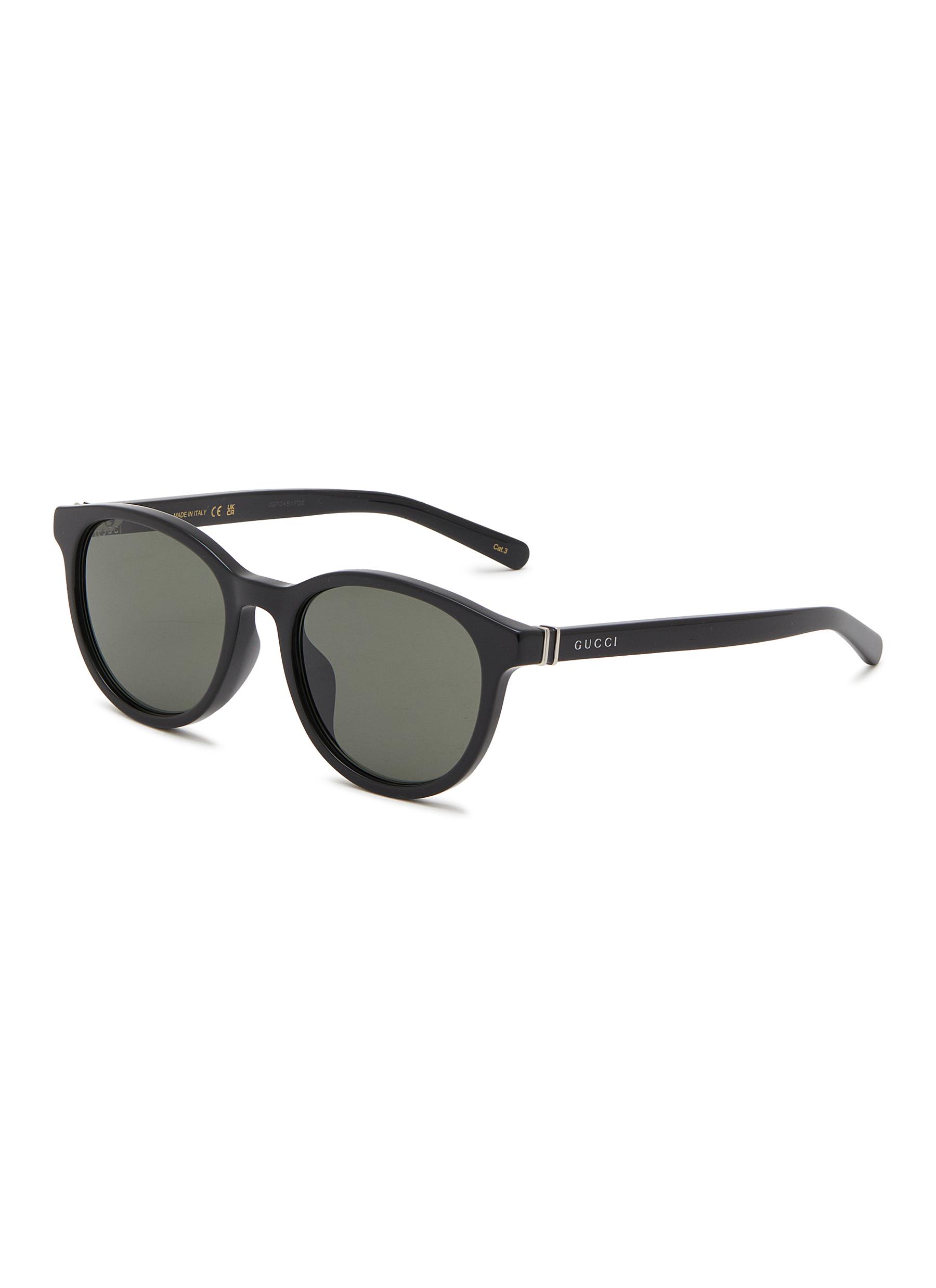 GUCCI Recycled Acetate Round Sunglasses Women Lane Crawford