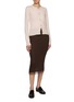 Figure View - Click To Enlarge - BRUNO MANETTI - Crewneck Cashmere Cardigan