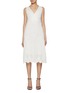 Main View - Click To Enlarge - BRUNO MANETTI - V-Neck Cotton Dress